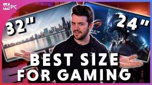 best monitor size for gaming