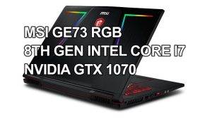 msi gaming gp73 gtx 1070